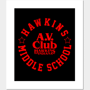 Hawkins Middle School AV Club Posters and Art